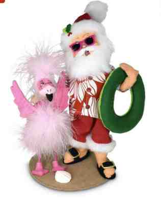Annalee 9" Sunny Santa Christmas 411021