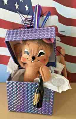 Annalee Doll ð??? Patriotic 4TH Of July 6" Celebration Mouse In A Box 2016 ð??ºð?? 