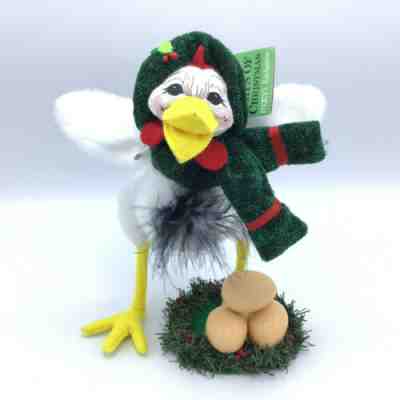 Annalee 2011 Doll 12 Days of Christmas 7" Three French Hens w/ Tags RARE EUC