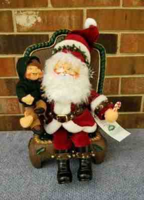 Annalee Dolls Whispering In Santa's Ear