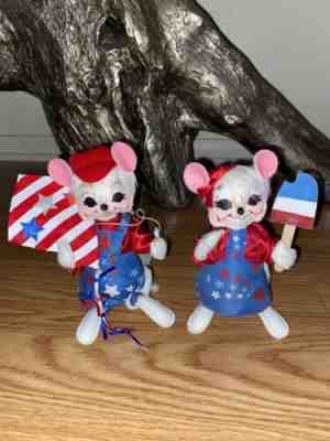 Annalee Patriotic Girl Mouse Stars Dress 4th Of July Boy Mouse Kite Set New ð??ºð?? 