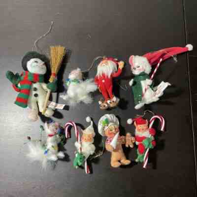 annalee dolls xmas lot ornaments