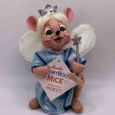 ANNALEE 2002 series Cinderella 7" FAIRY GODMOTHER Storybook Mice MACYS exclusive