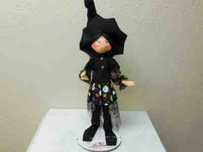 NWT Annalee 14" Spooky Dot Witch #302314 From 2014 Halloween DÃ©cor! F/S