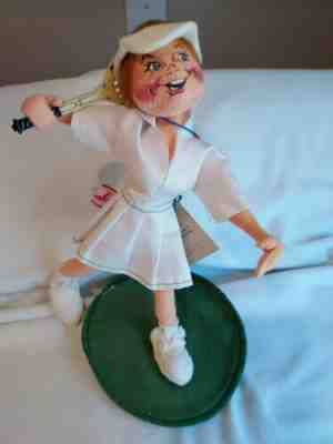1995 Annalee 10" Artist Proof Woman Tennis Player