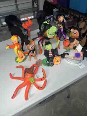 Annalee Halloween. Lot of 10. RARE