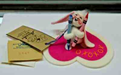 Annalee Mobilitee Hugs & Kisses Bunny 9887 With Tag Signed By Chuck & Karen