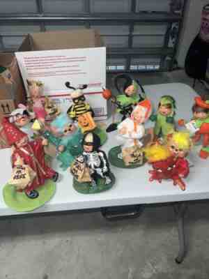 Annalee Halloween Lot of 11 Rare