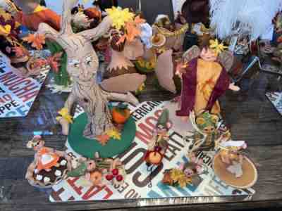 Annalee Thanksgiving Fall lot of 8. Some NWT â?? Tree