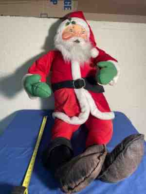 Vintage 1988 48â? Annalee Santa Claus Antique