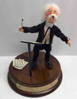 RARE ANNALEE DOLLS COLLECTOR'S Music SERIES Signed/Numbered 1991 Conductor Doll