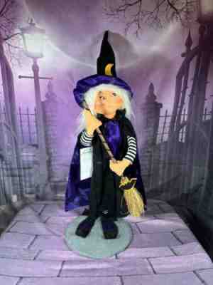 Annalee 17" GOOD WITCH HALLOWEEN on GRAY BASE NWT 2018 - 312218- NWT
