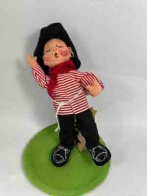 Signed 7" Swashbuckler Pirate Kid Annalee Doll 1997 Halloween Trick or Treat