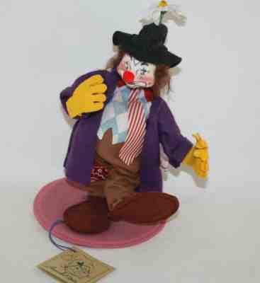 1994 ANNALEE HOBO CLOWN DOLL NWT