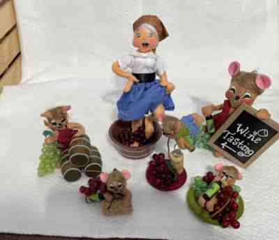 annalee dolls wine collection set of 6 2020