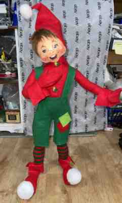 annalee tinker workshop pixie 22â? LE 152/500 elf hand signed