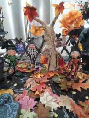 Annalee Tree With Skeleton Elves.