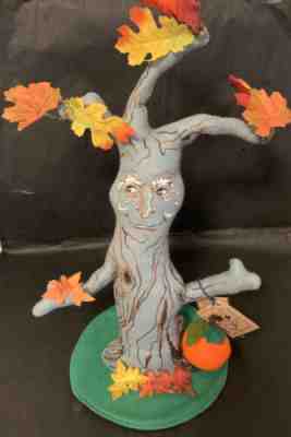 Annalee 15" Dark Gray Haunted Tree 302497 Halloween