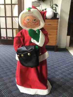 AnnaLee Mobilitee Vintage Christmas Classic Mrs. Claus 28 Inch RARE! Large