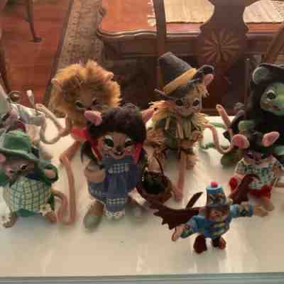 Annalee Wizard of Oz Set w/witch monkey mayor (8) 2009