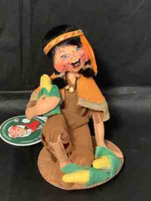 Annalee Exclusive 7" Harvest Indian Woman Assemble n America 861020 Thanksgiving
