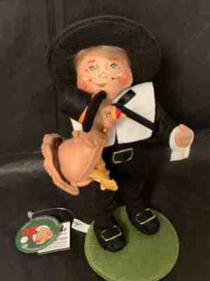 Annalee Exclusive 10" Pilgrim Man Assembled in America 861418 Thanksgiving