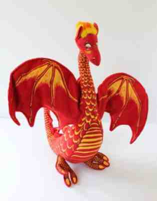 ANNALEE 12" Red Fire DRAGON Doll 2005 Excellent Condition
