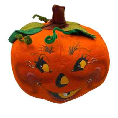 Vintage Annalee 1990 Large 14â? Jack O Lantern Pumpkin # 3025