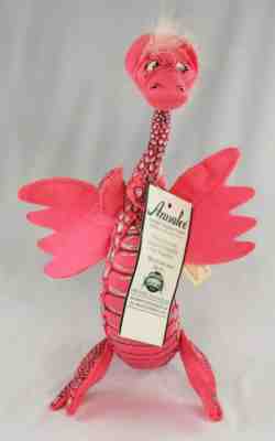 Annalee Hot Pink Dragon 2005 9" Club NWT HTF #256105