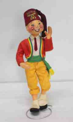Vintage 1984 Annalee Doll 10'' Kora Temple Shriner