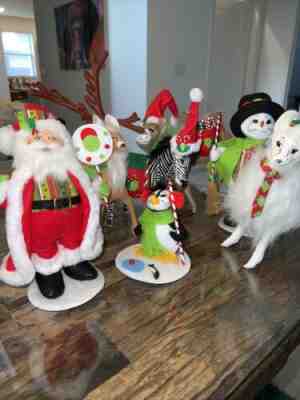 Annalee Christmas lot of 7 â?? 2015