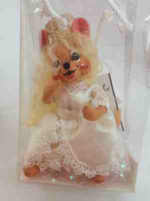 Annalee Mouse Figure 2002 from Cinderella Series princess fairytale RARE 940102