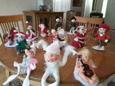 Annalee dolls - assorted mix of used dolls