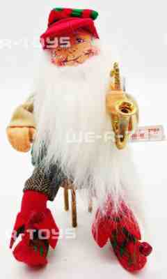 Annalee Mobilitee Dolls 2004 Saxophone Player Elf 9" Wired Doll No 738004
