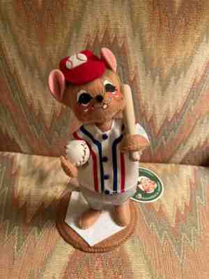 Annalee Dolls - 7 Inch Slugger Mouse Doll - Baseball Limited Edition USA NEW