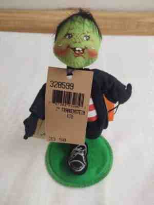Vintage Analee doll; Frankenstein kid, Halloween.