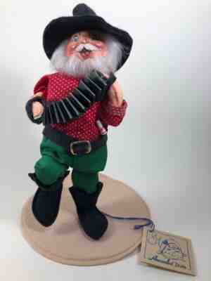 Annalee Dolls 1995 10" Collector Mr And Mrs NASHVILLE Santa Set Of 2 5397 5396