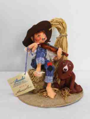 Vintage 1995 Annalee Doll 10" Tennessee Fiddler & Hound