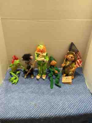 Lot Of 5 Vintage Annalee Figures
