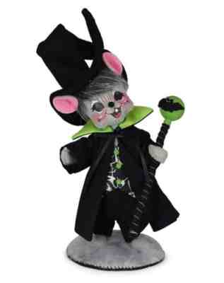 ANNALEE 6" HALLOWEEN DOLL "GHOSTLY WARLOCK MOUSE" #310821 *NEW * FREE SHIPPING