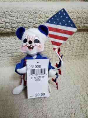 2008 Annalee 4th of July Independence Day Mouse Kite Patriotic