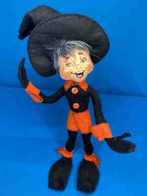 12â? Halloween Annalee Elf 2017 Trick or Treat Witch Doll NWT Smiling Mouth