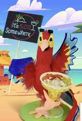 ANNALEE Doll Parrot Itâ??s Five Oâ??clock Somewhere