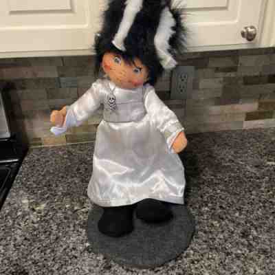 Annalee Halloween Kid Bride of Frankenstein 18 inch