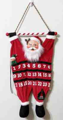 NWT Annalee Santa Claus Elf Christmas Countdown Calendar Advent Vintage 2004