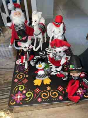 Annalee Christmas Lot of 7 â?? 2014