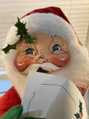 Vintage Annalee Doll Christmas Santa Wind Up Musical 1996 18" Works