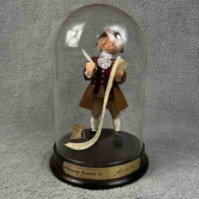 Annalee Vintage Folk Hero Benjamin Franklin Bill of Rights #683 Dome Colonial