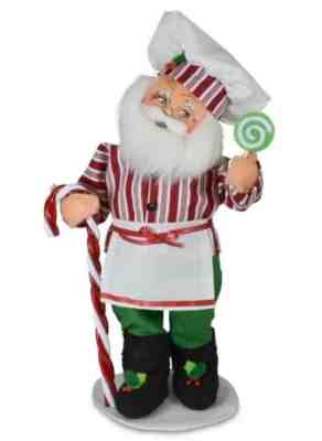 ANNALEE 9" DOLL "CHRISTMAS CANDY SANTA" ST NICK #411221 * NEW * FREE SHIPPING