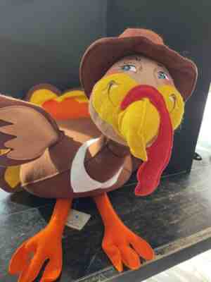 NEW Annalee Extra Large 20"Thanksgiving Turkey with Collar & Top Hat 1994 XL